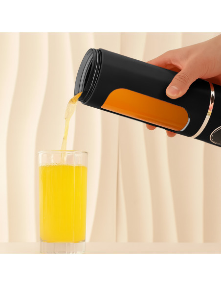 Frullatore Portatile Borraccia Ricaricabile USB Senza Fili 450ml Lame in Acciaio