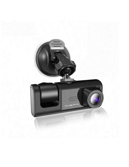 Dash Cam DVR Monitoraggio Auto Tripla Telecamera Monitor 2" Video Full HD 1080