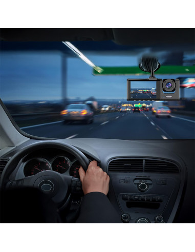 Dash Cam DVR Monitoraggio Auto Tripla...