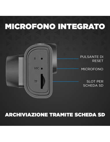 Dash Cam DVR Monitoraggio Auto Tripla...