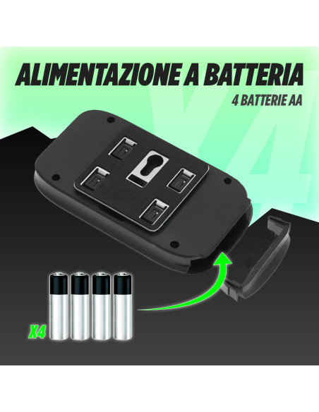 Spioncino Digitale Porta Senza Fili Grandangolare 90° Monitor 2.8" e Campanello