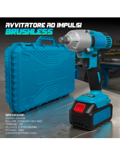 Kit Avvitatore Trapano Smerigliatrice Wireless Doppia... 2