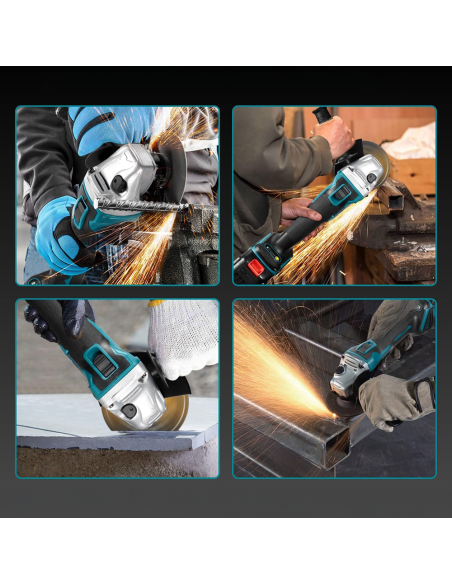 Kit Avvitatore Trapano Smerigliatrice Wireless Doppia Batteria 72V con Valigetta