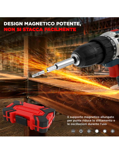 Set 83 Punte Cacciavite Magnetiche Kit...