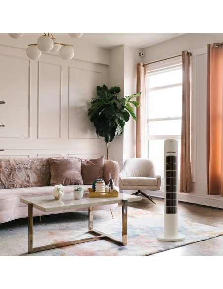 Ventilatore Dictrolux a Torre con Telecomando 3 Modalità Timer Display LED Touch