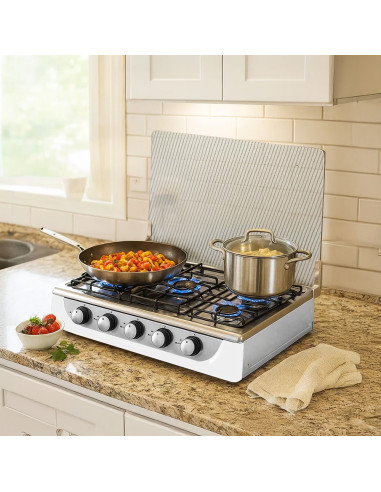 Fornello Gas Portatile 5 Fuochi Acciaio...