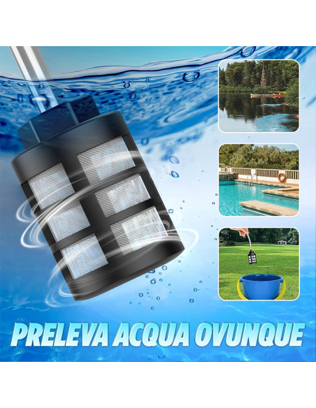 Kit Idropulitrice Cordless Doppia Batteria 48V Soffiatore 1050W con Accessori