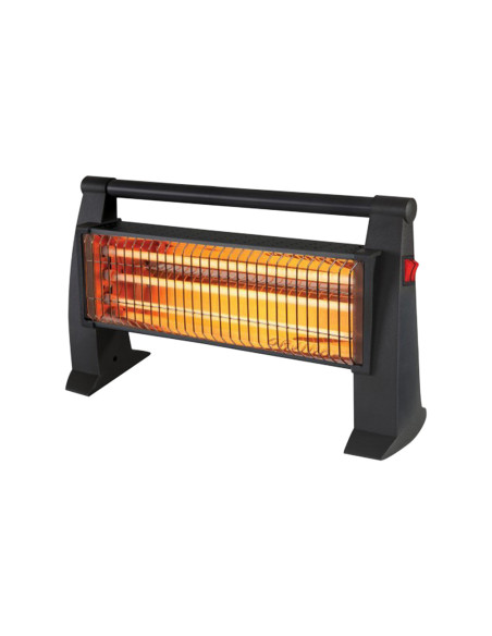 Stufa al Quarzo Elettrica Due Elementi ad Infrarossi Potenza Regolabile 1500W