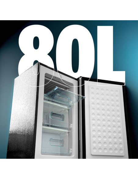 Congelatore Verticale 80L Staylux Freezer 3 Cassetti Classe Energetica E