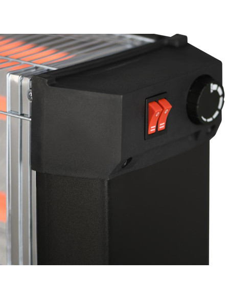 Stufa Quarzo Elettrica Quattro Elementi ad Infrarossi Potenza Regolabile 2200W