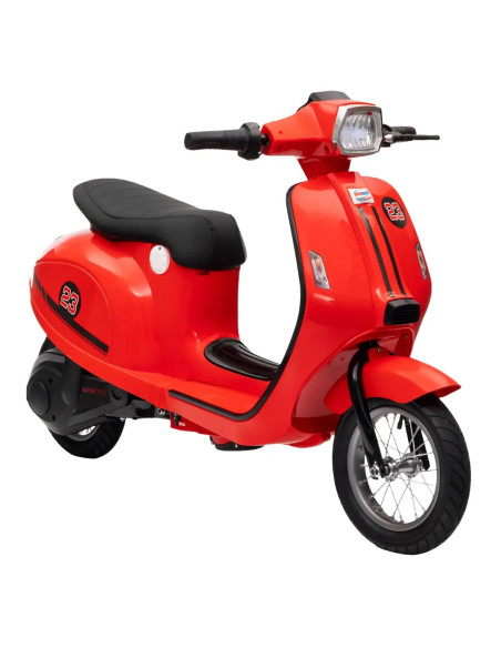 Moto Elettrica LT994 24V Bambini – Rosso, Doppia Batteria Waterproof
