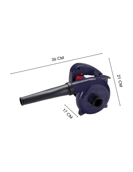 Soffiatore Aspiratore Elettrico 600W Pulizia Giardino Spazza Neve Rimuovi Foglie