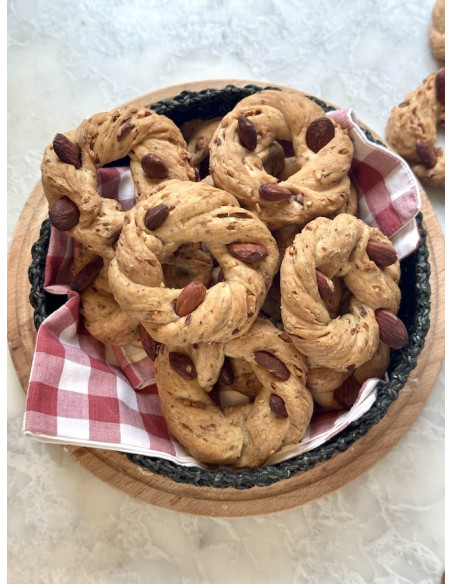 Taralli Napoletani Sugna e Pepe da 4Kg EXTRA MANDORLATO ricetta classica