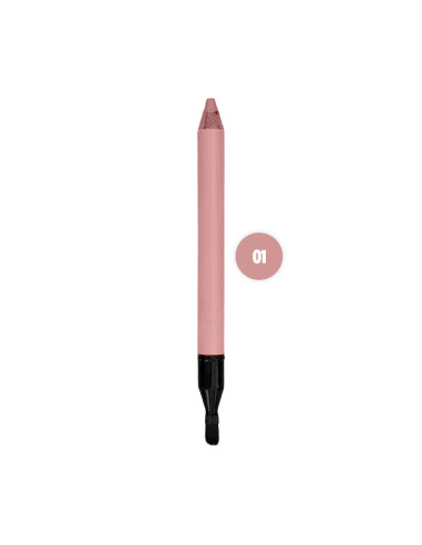 Matita Labbra Penna Rossetto Matte Waterproff e Pennello Flat Brush per Sfumare