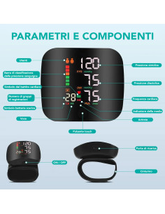 Sfigmomanometro da Polso Elettronico Misurazione... 2