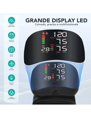 Sfigmomanometro da Polso Elettronico...