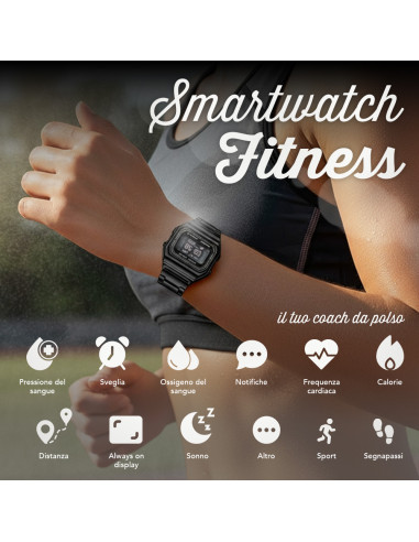 Smartwatch I6 IP68 Schermo 2,4 cm GPS...