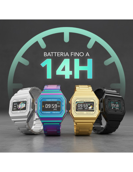 Smartwatch I6 IP68 Schermo 2,4 cm GPS Contapassi Monitoraggio Sonno