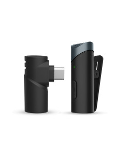 Microfono Wireless Type C 6 Ore Autonomia Portata 10-15m