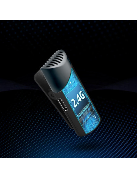 Microfono Wireless Type C 6 Ore Autonomia Portata 10-15m