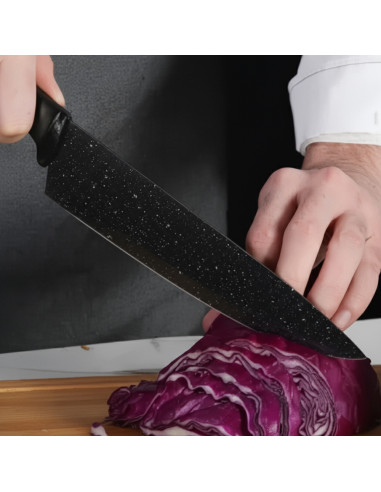 Set Coltelli Cucina 6 Pz Acciaio Inox...