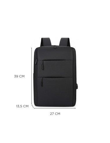 Zaino Porta PC con Ricarica USB Design Compatto...