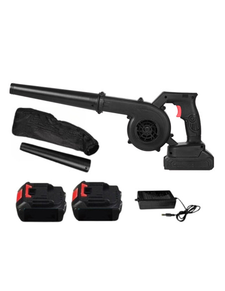 Soffiatore Cordless GFJ-21A 42V Li-Ion 2 Batterie Potente e Ricaricabile GFJ-21A