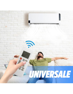 Telecomando Universale A/C FOYU per Condizionatore, LCD... 2