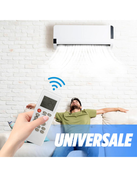 Telecomando Universale A/C FOYU per Condizionatore, LCD HD, Compatibile