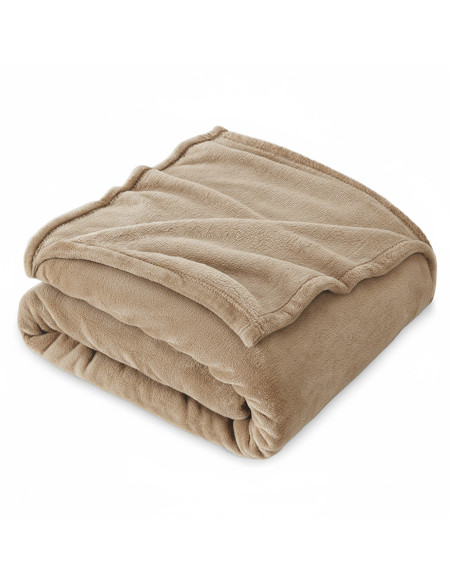 Plaid Tinta Unita Letto Matrimoniale Barcellona 210x240 Coperta in Pile Morbida