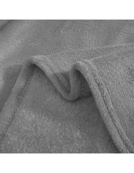 Plaid Tinta Unita Letto Matrimoniale Barcellona 210x240 Coperta in Pile Morbida