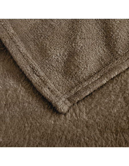 Plaid Tinta Unita Letto Matrimoniale Barcellona 210x240 Coperta in Pile Morbida