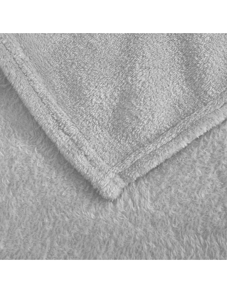 Plaid Tinta Unita Letto Matrimoniale Barcellona 210x240 Coperta in Pile Morbida