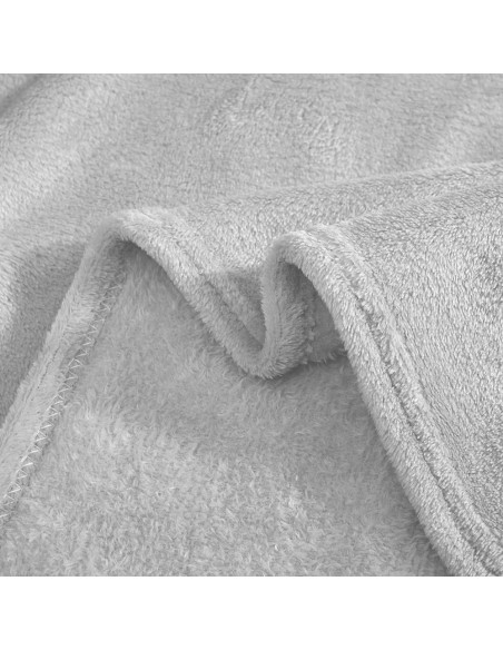 Plaid Tinta Unita Letto Matrimoniale Barcellona 210x240 Coperta in Pile Morbida