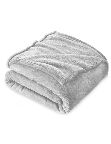 Plaid Tinta Unita Letto Matrimoniale Barcellona 210x240 Coperta in Pile Morbida