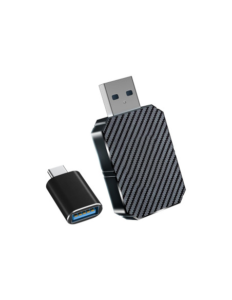 Aerbes AB-CZ57 Adattatore Wireless CarPlay e Android Auto 2 in 1 usb