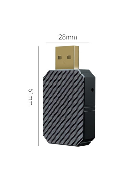 Aerbes AB-CZ57 Adattatore Wireless CarPlay e Android Auto 2 in 1 usb