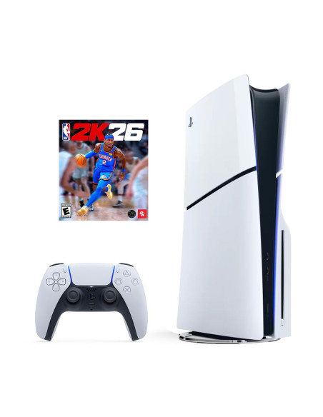 Sony Playstation 5 Ps5 SLIM Console 1TB NBA 2K26 Standard Edition Bundle White