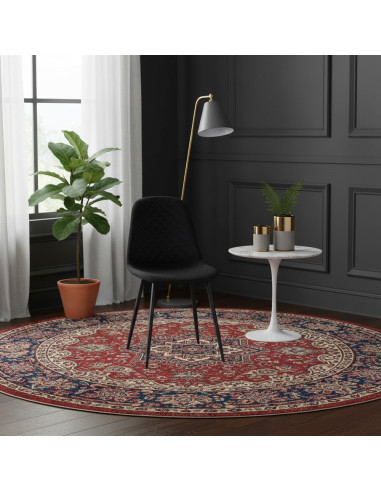 Set 6 Sedie Velluto NUBIA Schienale imbottito...