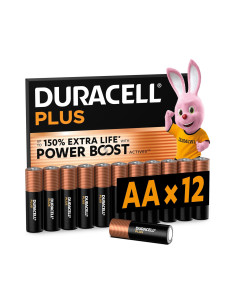 Pack 12 Batterie Duracell Plus AA Alcaline Alta Durata ed...