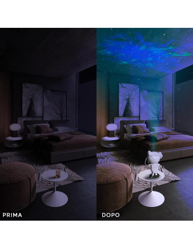 Proiettore LED Astronauta Stelle e Galassie...