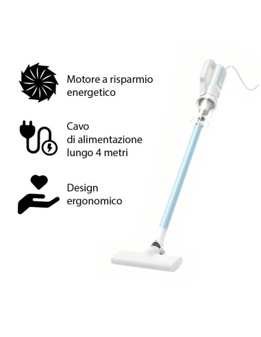 Aspirapolvere Elettrico 12 in 1 Potente 800W...