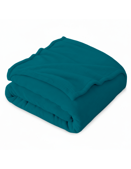 Plaid Tinta Unita Letto Matrimoniale Barcellona 210x240 Coperta in Pile Morbida