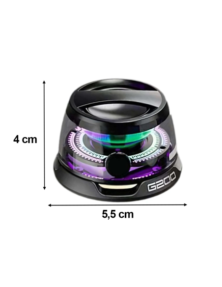 Altoparlante Bluetooth G200 Magnetico Portatile Wireless 5.4 con Supporto e LED