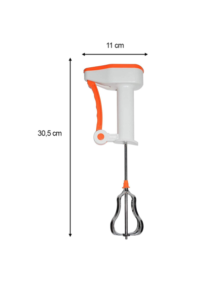 Frusta Cucina Easy Flow Blender Semi-Automatica in Acciaio Inox Premi e Rilassa