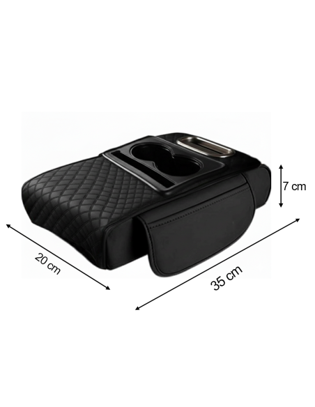 Organizzatore Console Centrale Auto Universale Porta Smartphone e Bicchiere