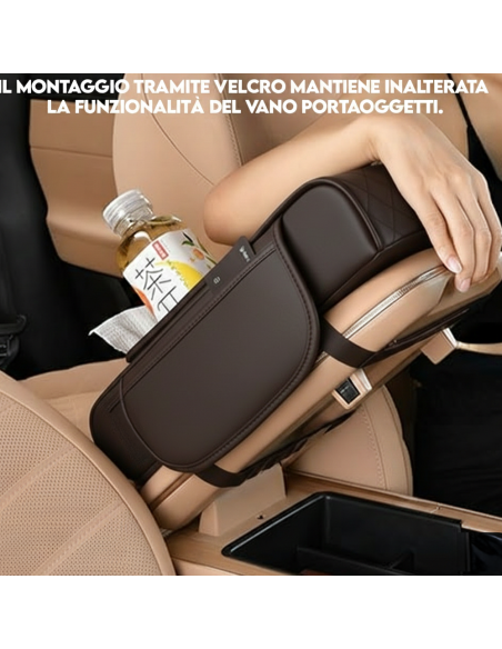 Organizzatore Console Centrale Auto Universale Porta Smartphone e Bicchiere