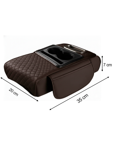 Organizzatore Console Centrale Auto Universale Porta Smartphone e Bicchiere