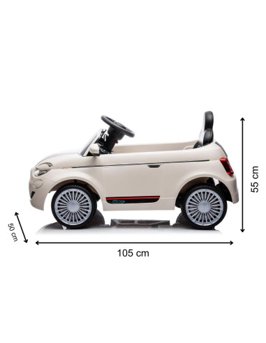 Auto Elettrica per Bambini Fiat 500 LT993 12V...