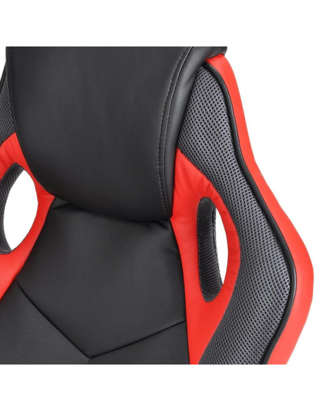 Sedia Gaming Ergonomica in Similpelle F1 Altezza Regolabile Girevole Ufficio